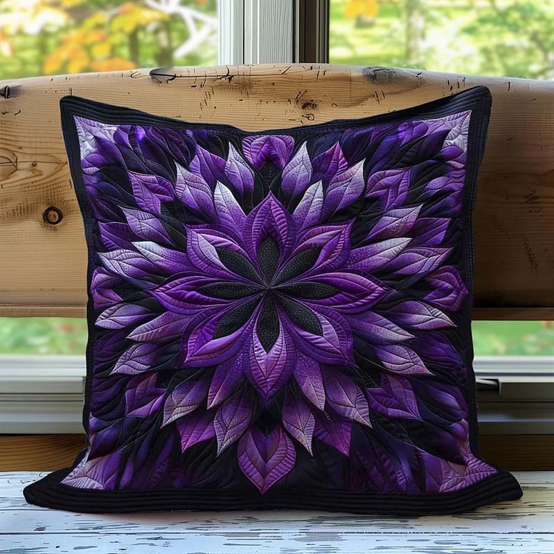 Mystic Purple Bloom D238 Pillow Case-Jolura