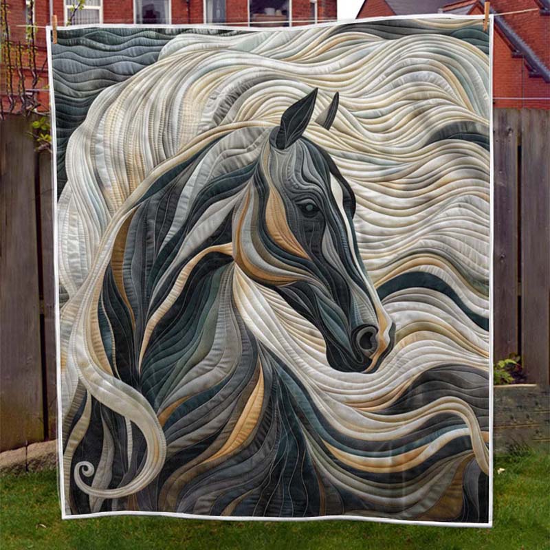 Horse Grace Blanket - D244 - Premium Blanket-Jolura