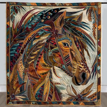 Horse Native Blanket - D247 - Premium Blanket-Jolura