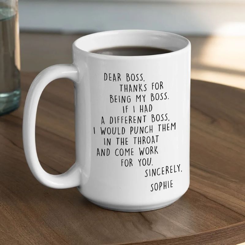 If I Had A Different Boss - Personalized Coffee Mug