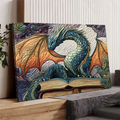 Twilight Guardian Dragon - D386 - Gallery Wrapped Canvas Prints