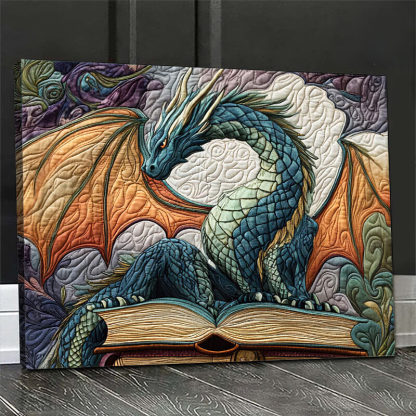 Twilight Guardian Dragon - D386 - Gallery Wrapped Canvas Prints
