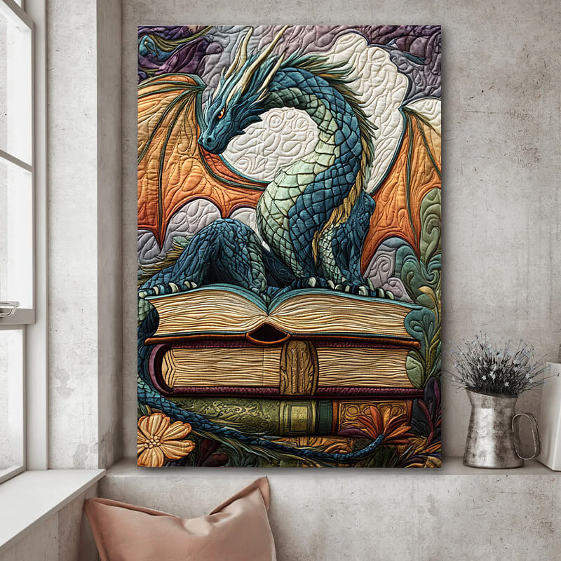 Twilight Guardian Dragon - D386 - Gallery Wrapped Canvas Prints