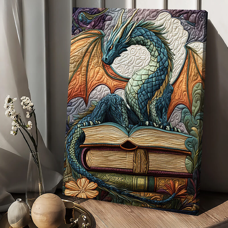 Twilight Guardian Dragon - D386 - Gallery Wrapped Canvas Prints