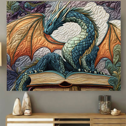 Twilight Guardian Dragon - D386 - Gallery Wrapped Canvas Prints