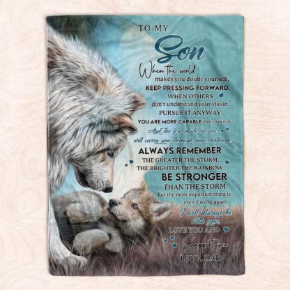 Be Stronger Than The Storm - Premium Blanket - A246-Jolura