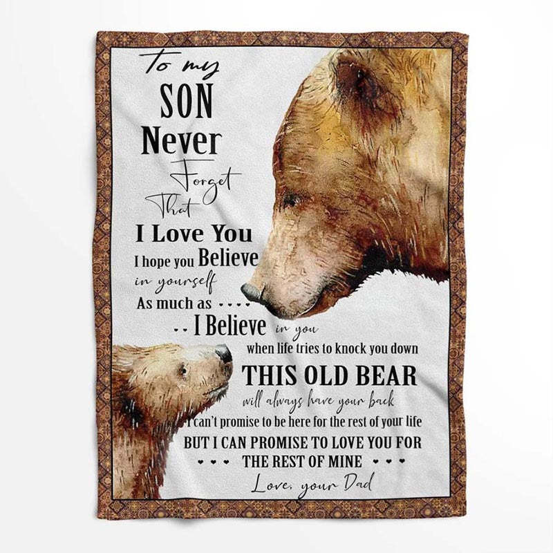 To My Son - From Dad - A934 - Premium Blanket-Jolura