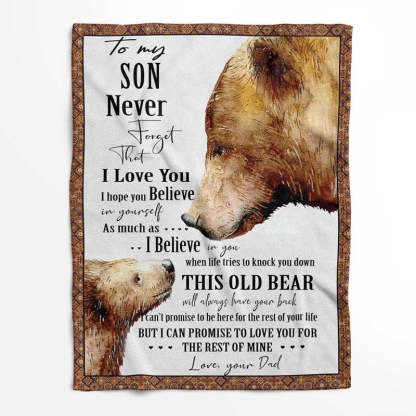 To My Son - From Dad - A934 - Premium Blanket-Jolura