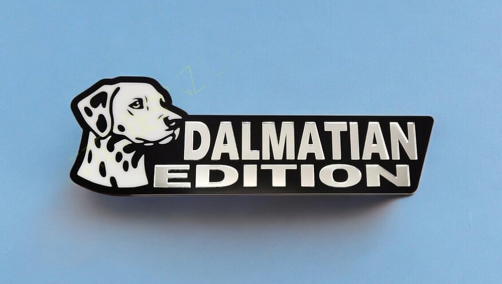 Dalmatian Car Badge Laser Cutting Car Emblem CE109-Jolura