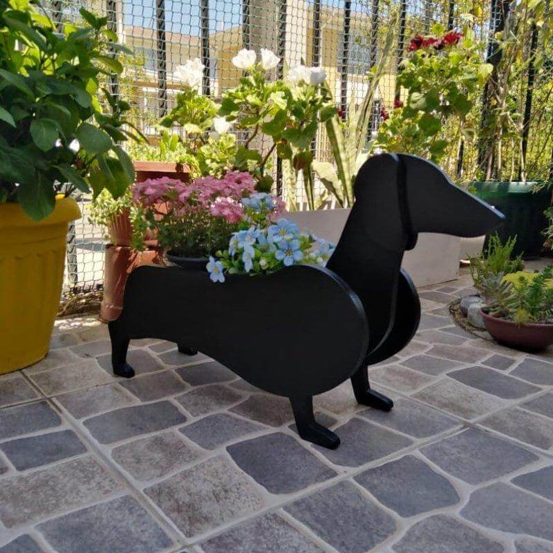 Daschund Planter AP029-Jolura