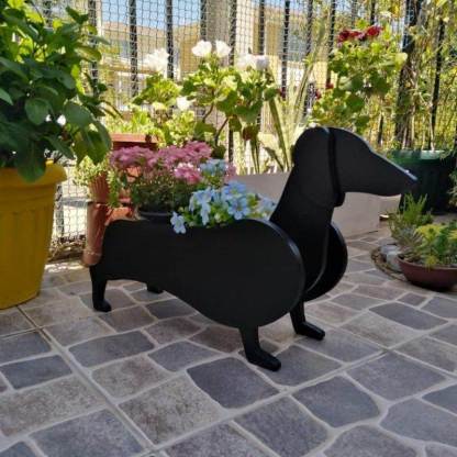 Daschund Planter AP029-Jolura