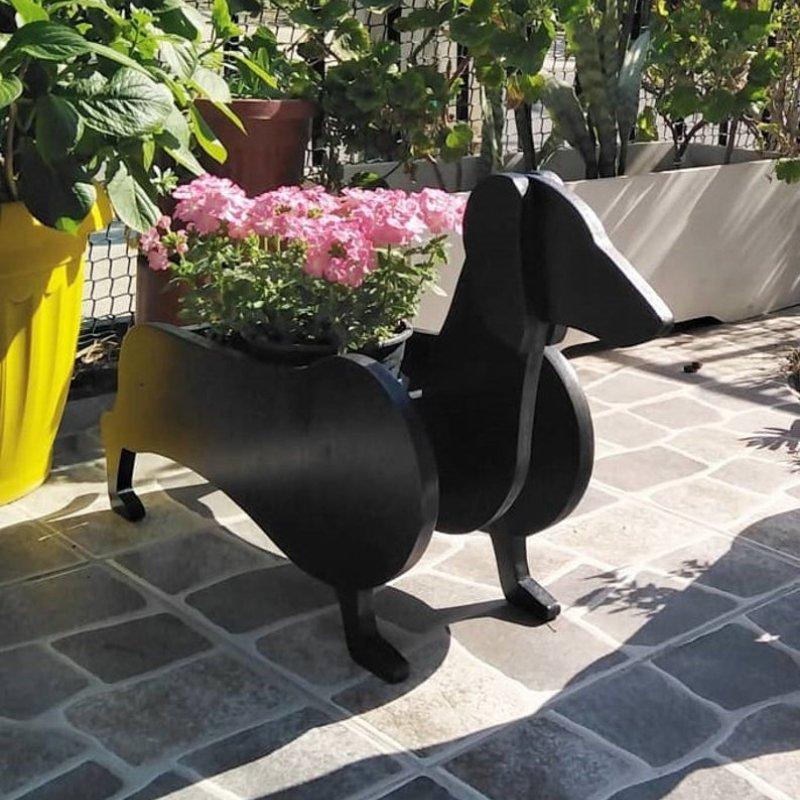 Daschund Planter AP029-Jolura