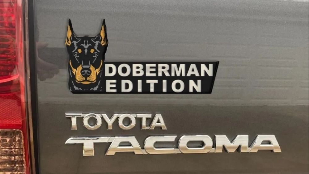 Doberman Car Badge Laser Cutting Car Emblem CE031-Jolura