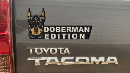 Doberman Car Badge Laser Cutting Car Emblem CE031-Jolura
