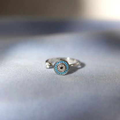 To My Daughter - Evil Eye Fidget Ring-Jolura