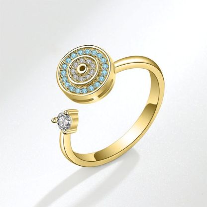 To My Daughter - Evil Eye Fidget Ring-Jolura