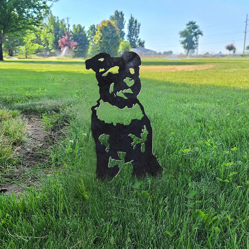 Schnauzer Metal Silhouette-Jolura