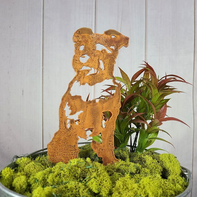 Schnauzer Metal Silhouette-Jolura