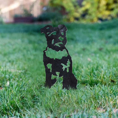 Schnauzer Metal Silhouette-Jolura