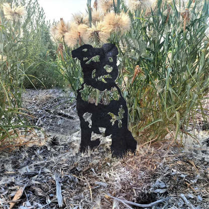 Schnauzer Metal Silhouette-Jolura