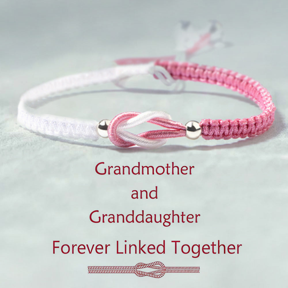 To My Granddaughter - Handmade Braided Bracelet❤-Jolura