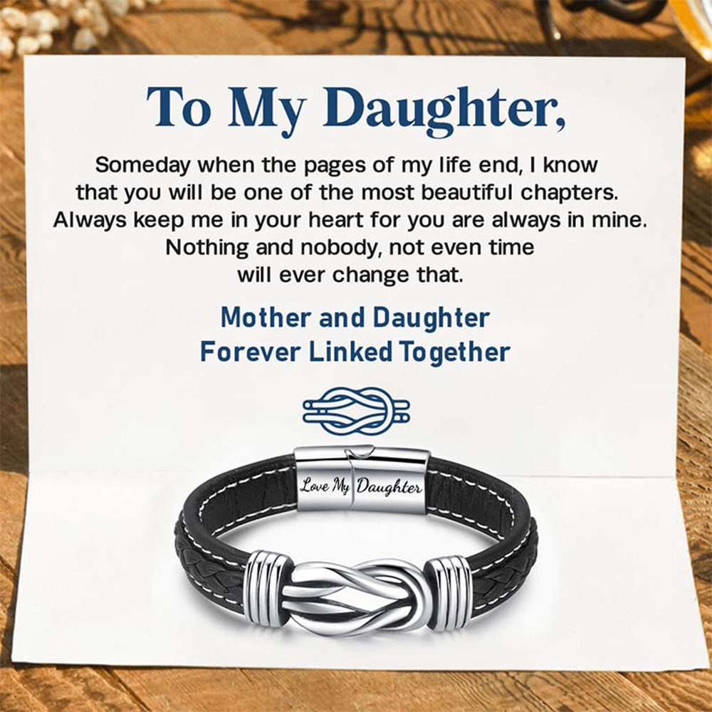 Forever Linked Together Braided Leather Bracelet🔗-Jolura
