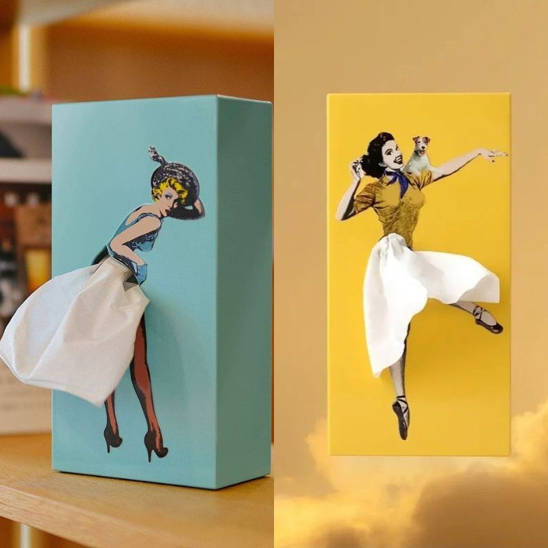 Flying Skirt Tissue Box-Jolura