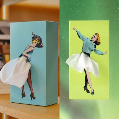 Flying Skirt Tissue Box-Jolura