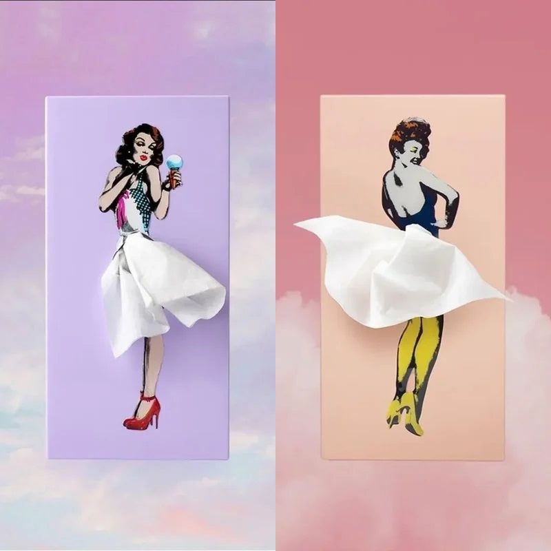 Flying Skirt Tissue Box-Jolura