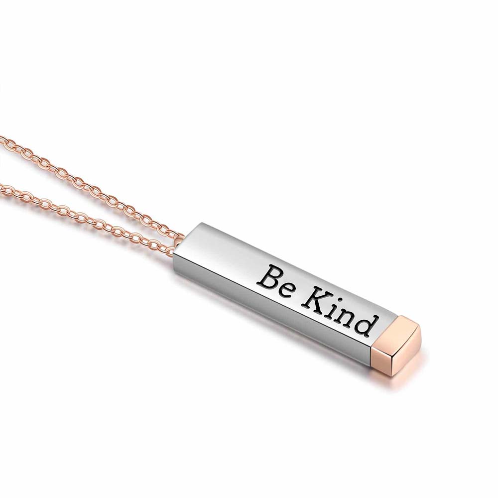 Be Kind...Of A Bi♥ch - Hidden Message Necklace-Jolura