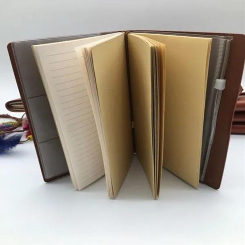 Grandma To Grandson - Enjoy The Ride - Engraved Leather Journal Notebook-Jolura