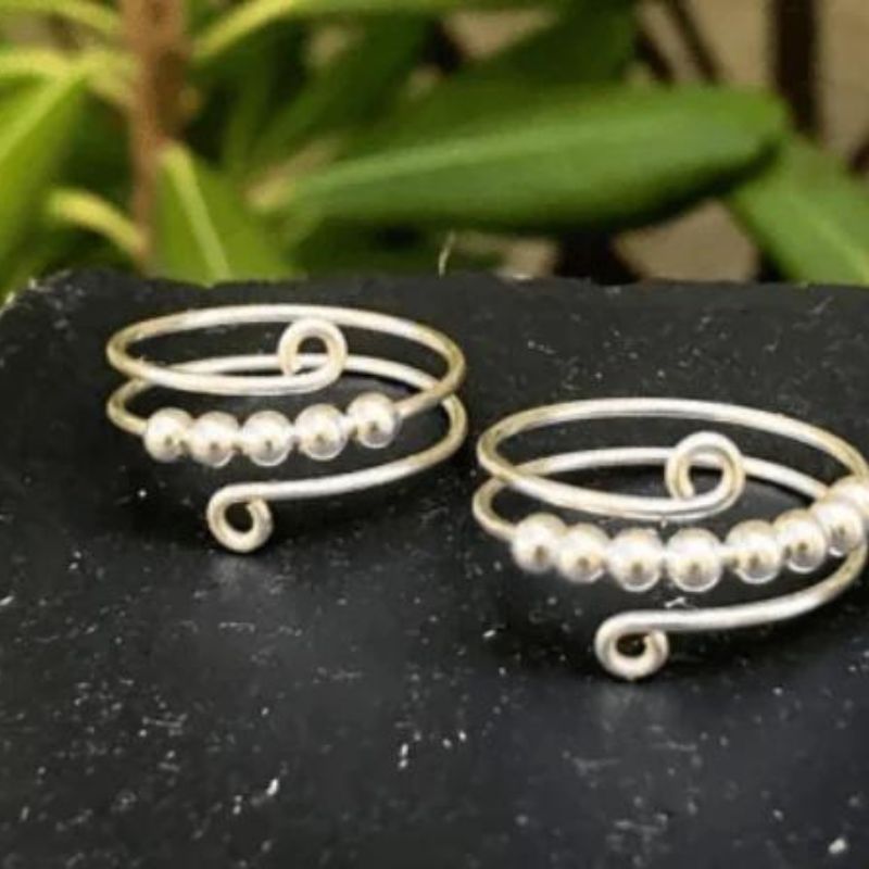 To Daughter - Drive Away Your Anxiety Circle Beads Fidget Ring-Jolura