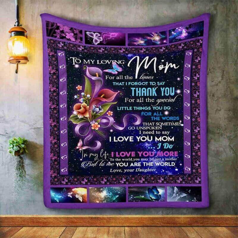 To My Mom - From Daughter - B099 - Premium Blanket-Jolura