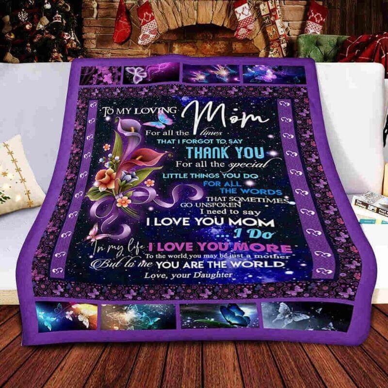To My Mom - From Daughter - B099 - Premium Blanket-Jolura
