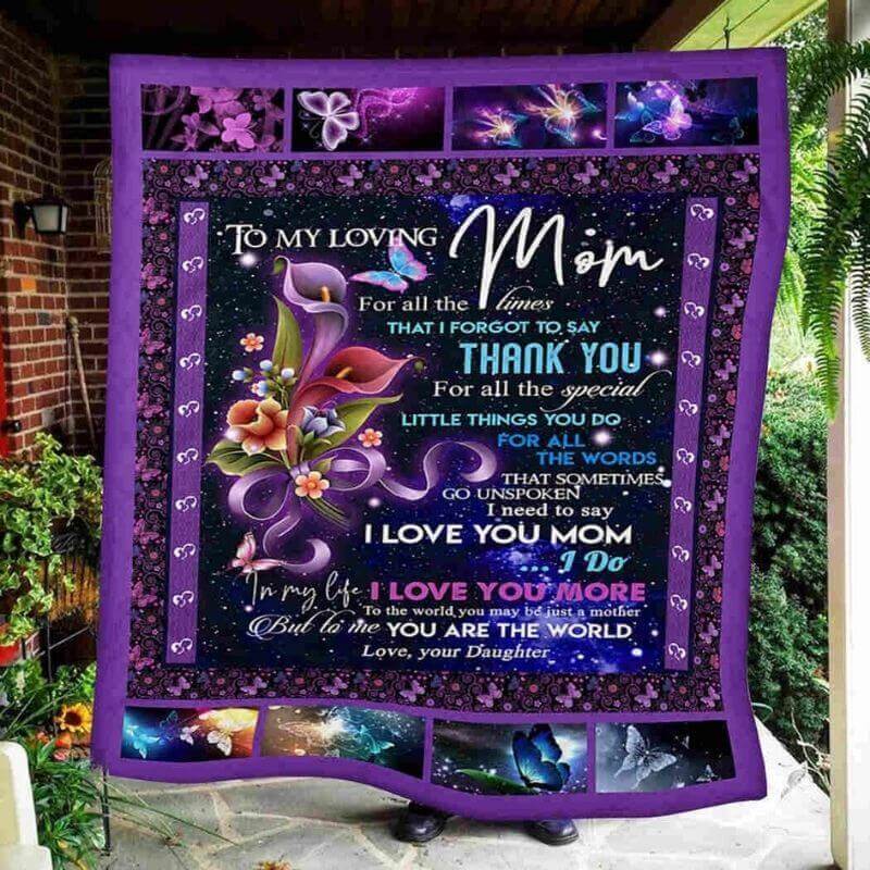 To My Mom - From Daughter - B099 - Premium Blanket-Jolura