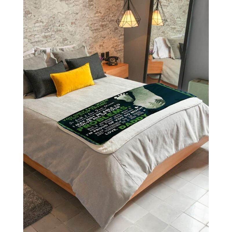 To My Daughter - From Dad - A324 - Premium Blanket-Jolura