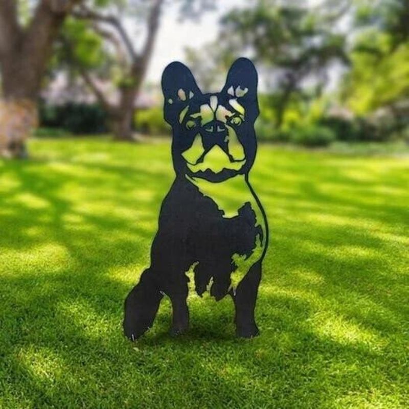 French Bulldog Metal Silhouette-Jolura