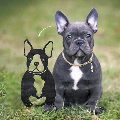 French Bulldog Metal Silhouette-Jolura