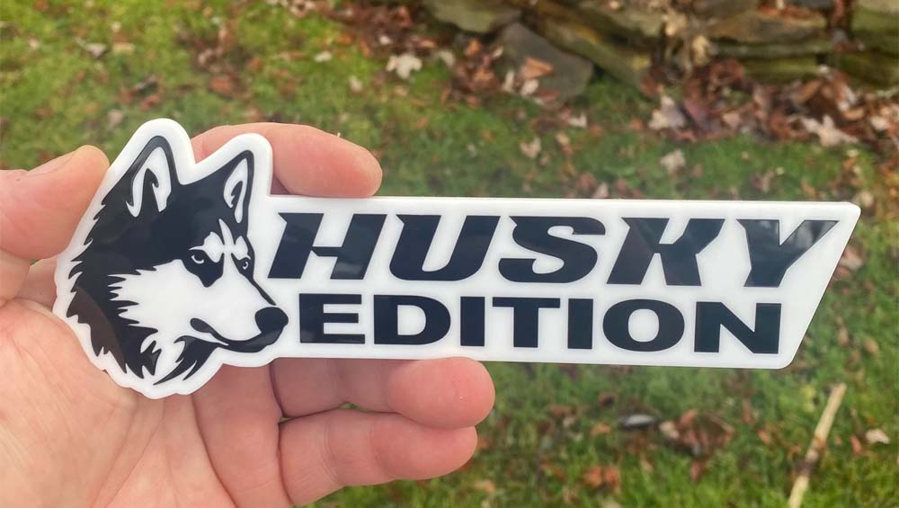 Husky Car Badge Laser Cutting Car Emblem CE074-Jolura