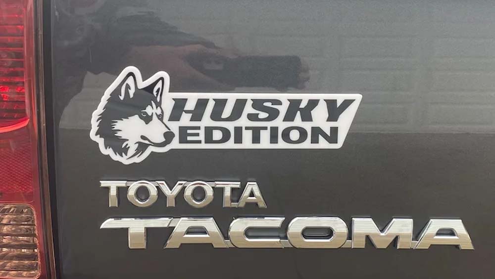 Husky Car Badge Laser Cutting Car Emblem CE074-Jolura