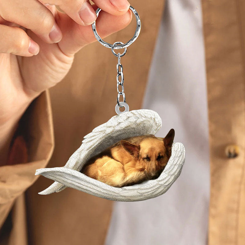 Sleeping Angel Acrylic Keychain German Shepherd SA011-Jolura