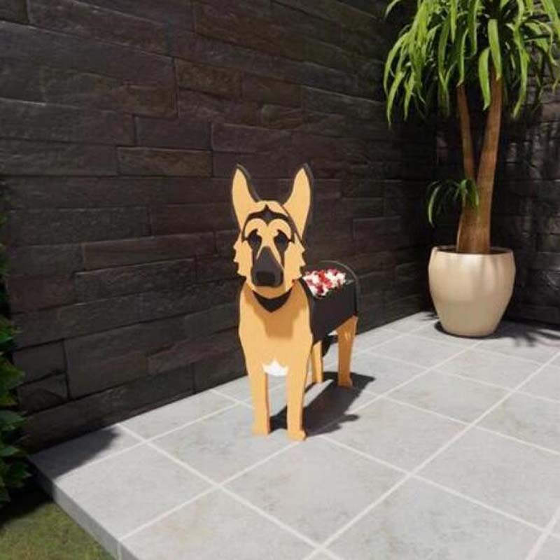 German Shepherd Planter AP022-Jolura