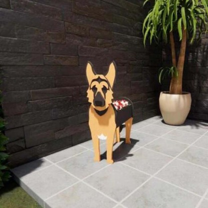 German Shepherd Planter AP022-Jolura