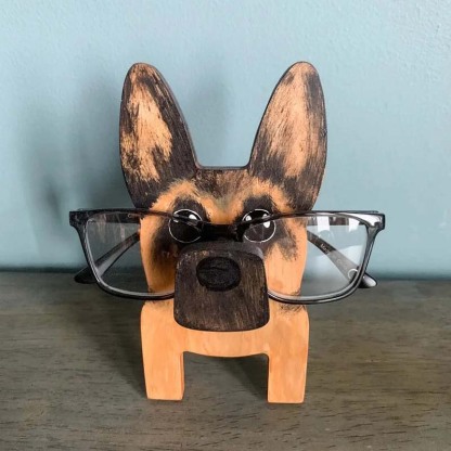 Handmade Glasses Stand F265 Lovely German Shepherd-Jolura