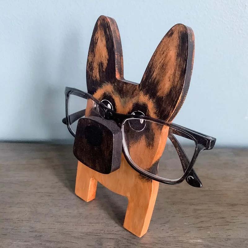 Handmade Glasses Stand F265 Lovely German Shepherd-Jolura