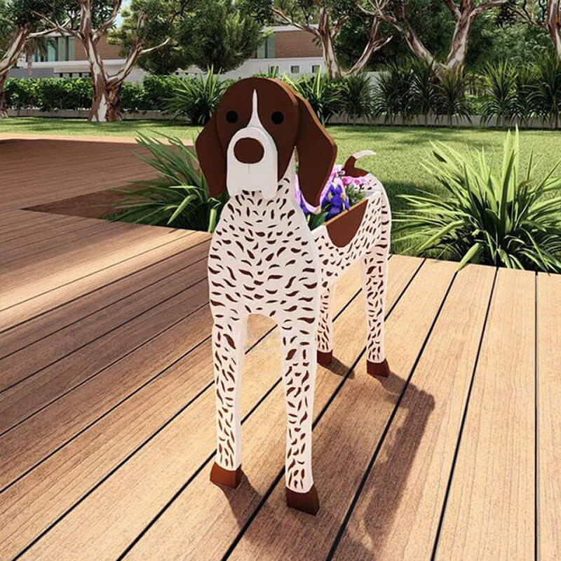 German Shorthaired Pointer Planter AP085-Jolura