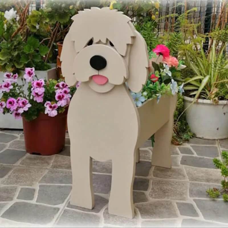 Golden Doodle Planter-Jolura