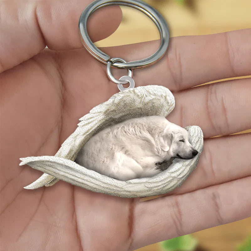 Sleeping Angel Acrylic Keychain Great Pyrenees SA063-Jolura