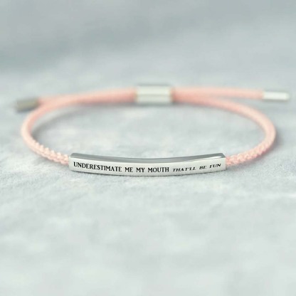 Underestimate Me That'll Be Fun Tube Bracelets-Jolura