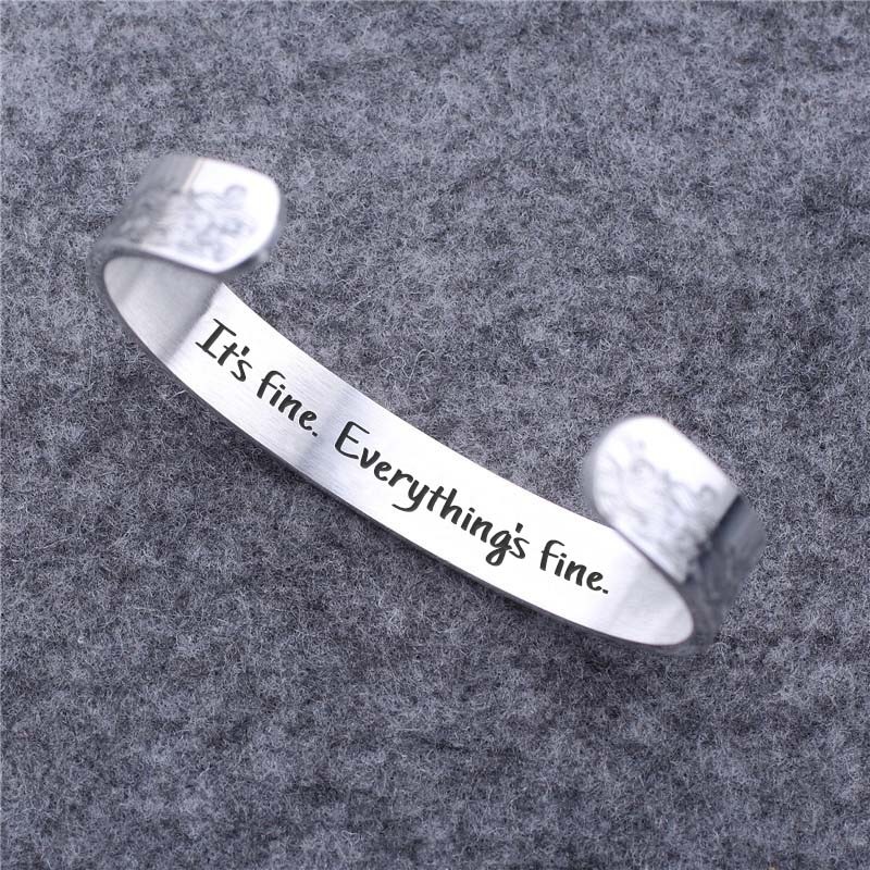 It's Fine Everything's Fine Bracelet-Jolura